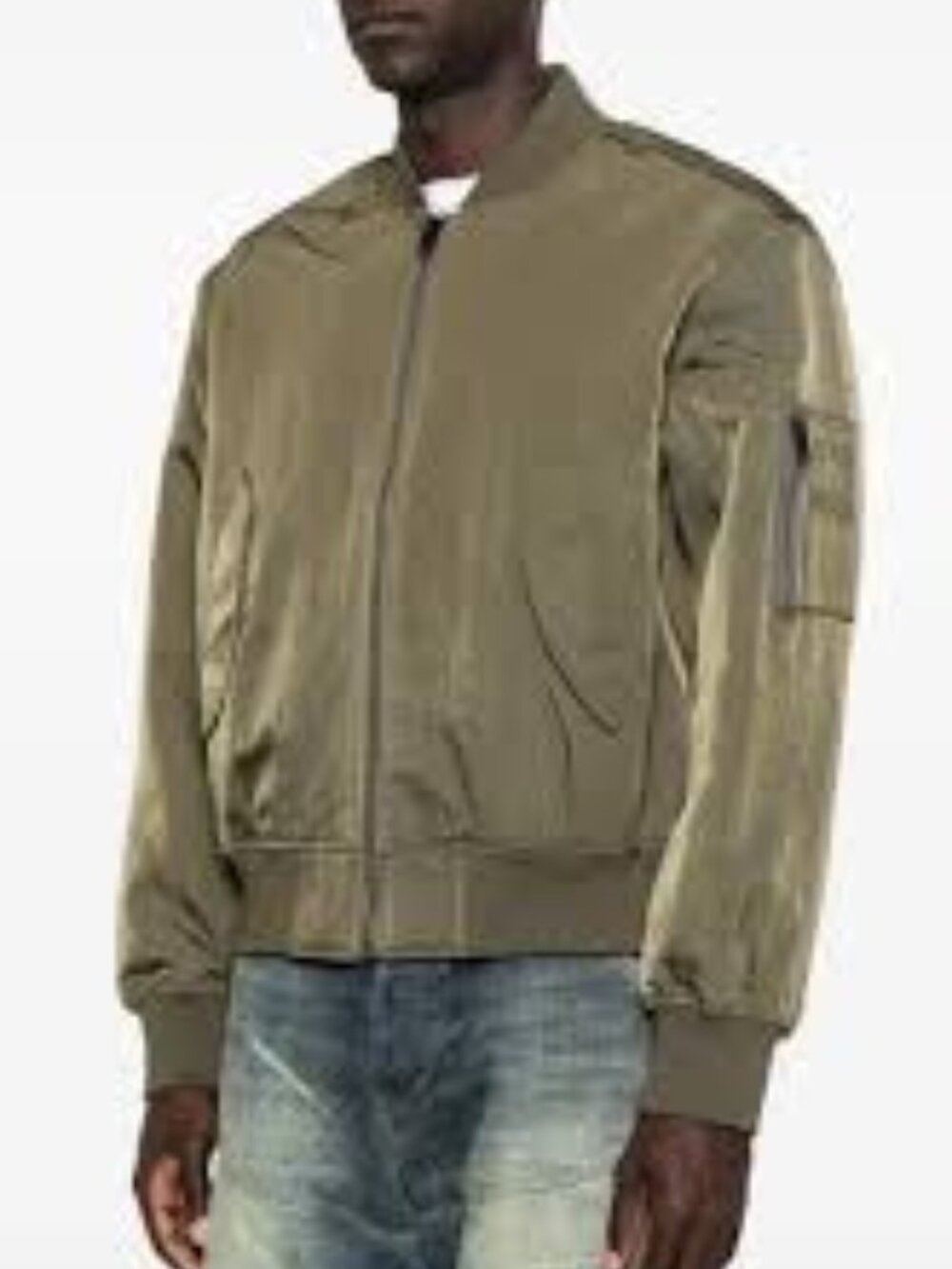 G-Star RAW Reversible Bomber Jacket Gray Olive Green